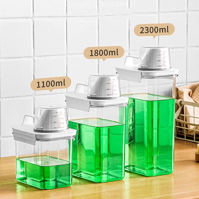 Laundry Detergent Dispenser for Laundry Room Organization and Storage, 37 Oz - Image 2