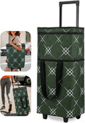 Foldable Rolling Bag, Portable Small Shopping Cart by Unknown