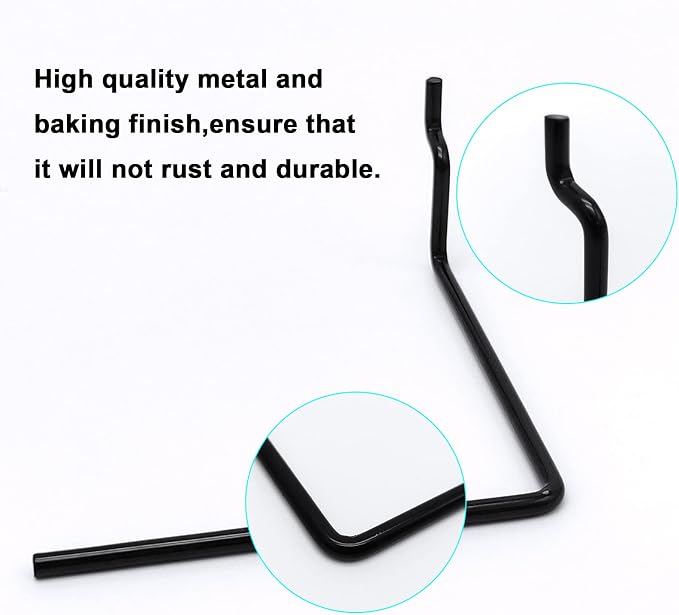 5 Pack Extendable Pegboard Paper Towel Holder, Pegboard Hook - Image 5