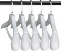 DEDU Suit Hangers for Men 10 Pack, Thick Plastic by DEDU