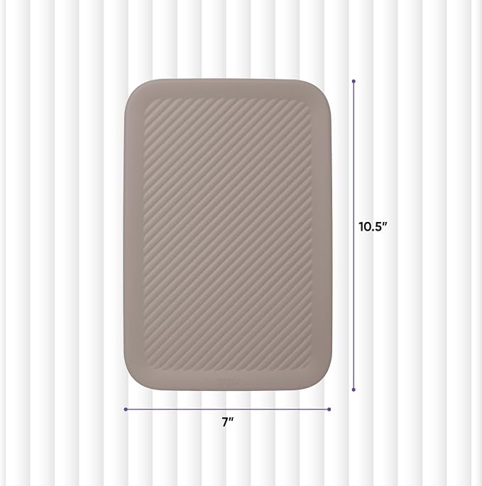 Superio Ribbed Collection Lid for Decorative Plastic Basket Open Home Storage - Image 2