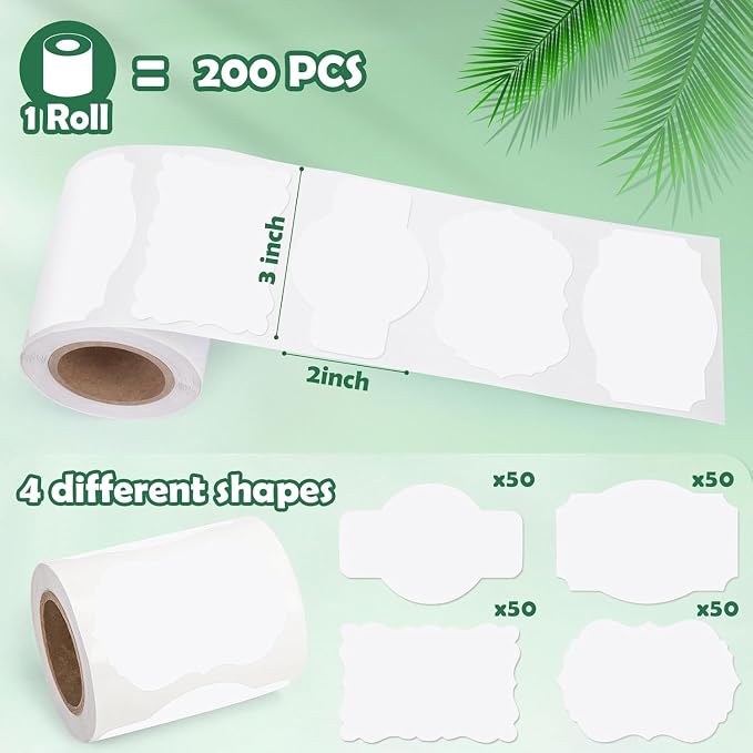 SallyFashion 200PC Label Stickers, 3x2 Inch Canning Labels - Image 5