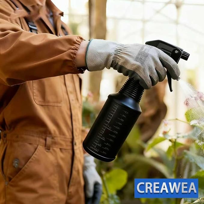 4 Pack Plastic Spray Bottles Black 24 oz Heavy Duty Opaque Spray Bottles UV - Image 7