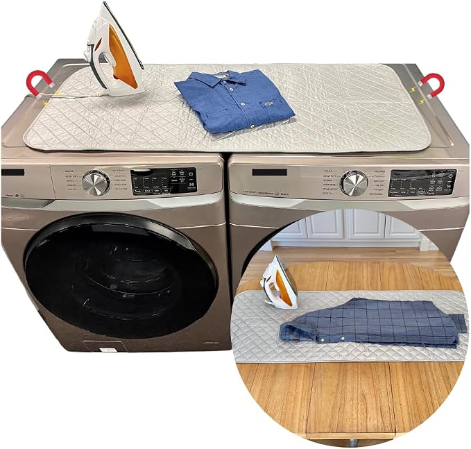 Evelots Ironing Mat Pad for Top of Washer, Table by Evelots