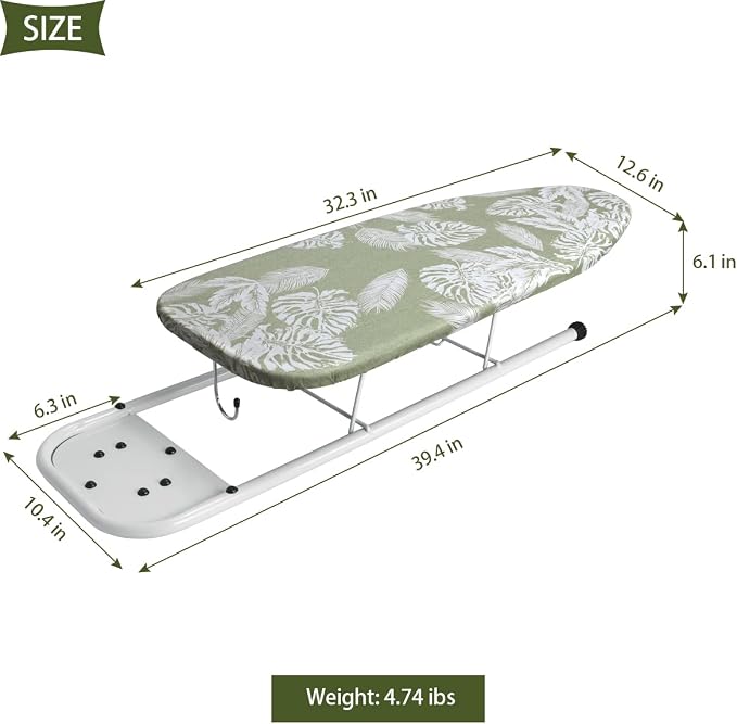 Duwee 12×32 in Table Top Ironing Board - Image 2