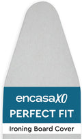 Encasa XO Ironing Board Cover and Pad 54"x15" - 4mm Felt & 2mm Foam Metallized by EncasaXO