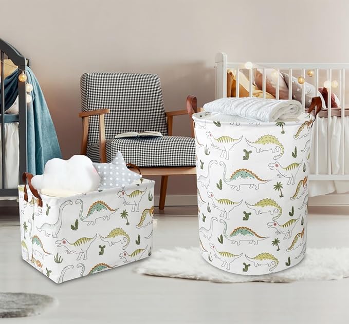 Dinosaur Laundry Hamper, laundry Basket, Waterproof Storage Bin - Image 3