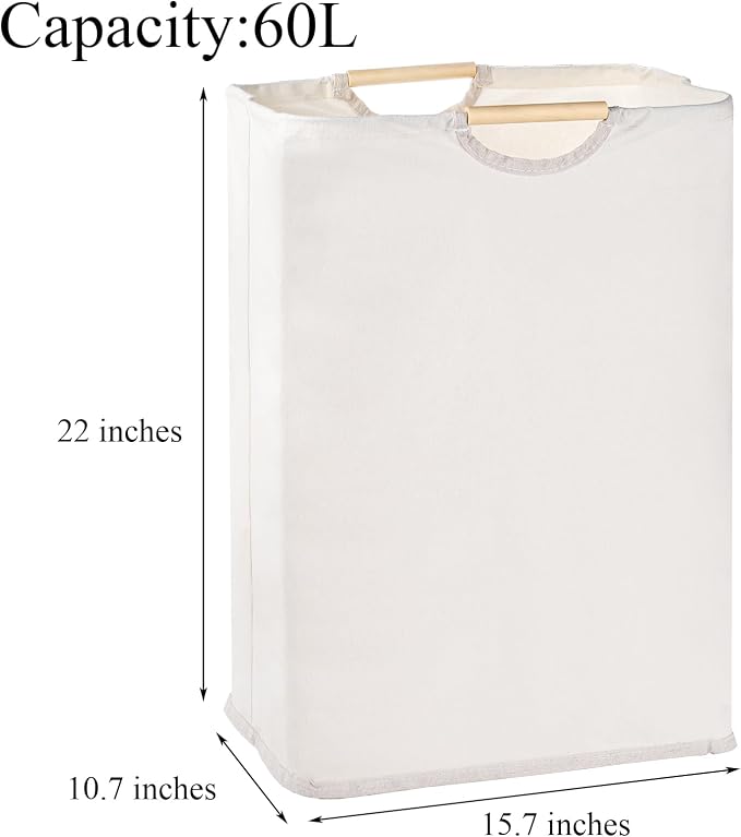 Coloch Set of 2 Large Laundry Basket - Image 2