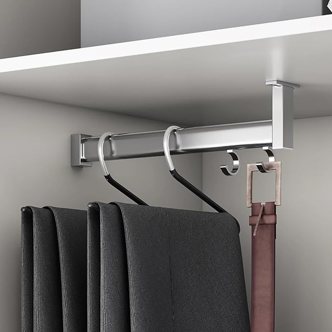 ZIMGOD Closet Rod Portable Closet Rod Bracket - Image 2