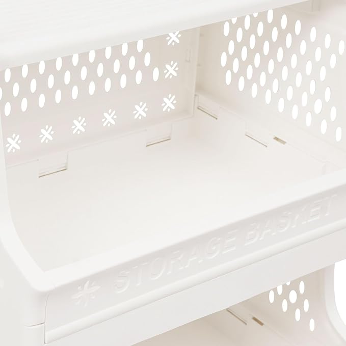 Laundry Basket with Wheels, Laundry Hamper Cart with Hanging Clothes Rack - Image 8