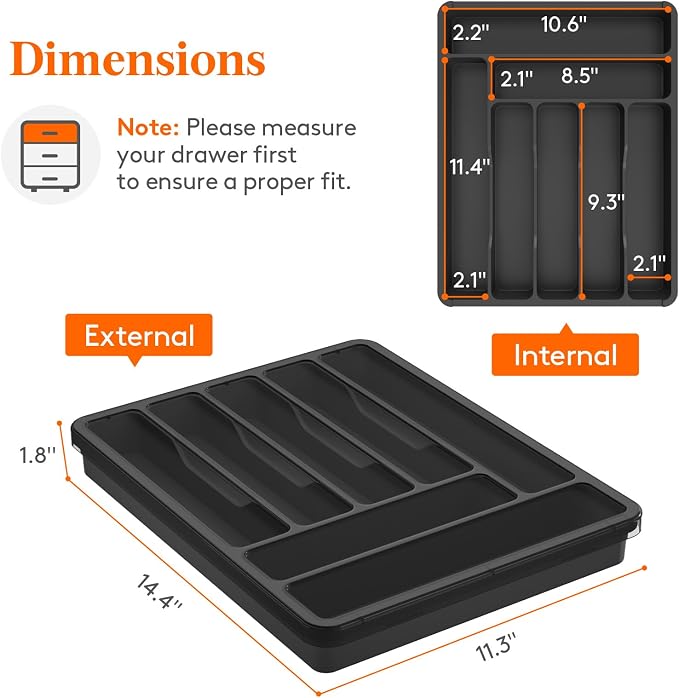 Lifewit Silverware Organizer - Image 4
