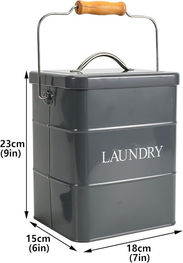 Laundry Powder Bin, Washing Powder Storage Tin - Image 3