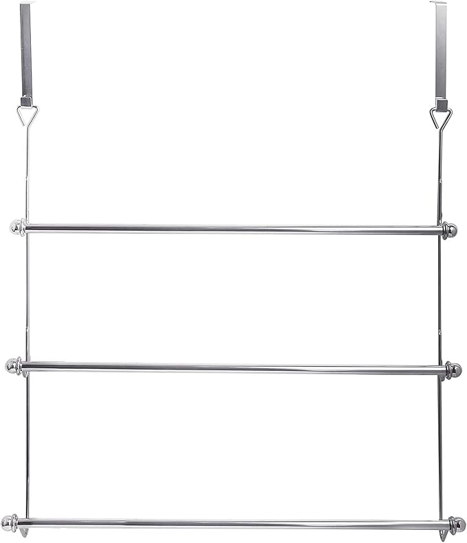 MyGift 3 Tier Over The Door Towel Rack - Image 6