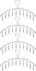 Toplife Clothes Hanger with 10 Clips, Stainless Steel, by Toplife