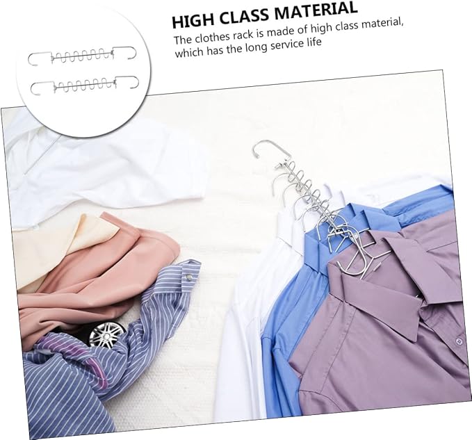 2sets Multi Functional Clothes Drying Rack Convenient Space Saving Hangers - Image 9