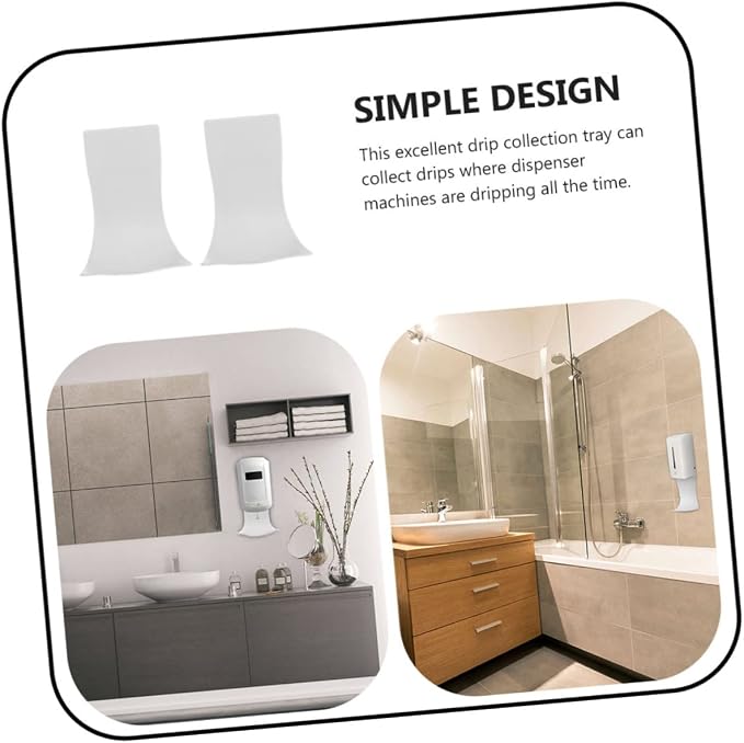 2pcs Abs Plastic Soap Tray Laundry Detergent Drip Catcher Laundry Dispenser - Image 8