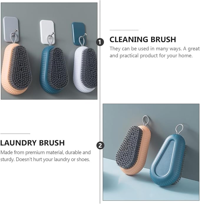 Cabilock Multifunction Cleaning Brush 2pcs Set Laundry Brush Shoes Scrubber - Image 6