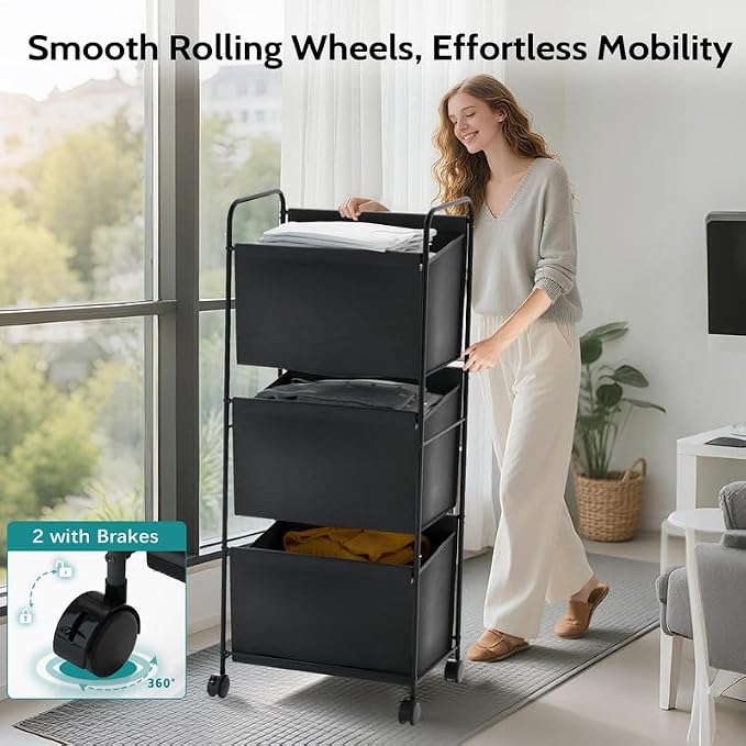 125L Vertical Laundry Hamper - Image 7