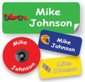 120-ct Personalized Waterproof Name Labels – 3-Line Custom Stick-On Tags by GILBIN