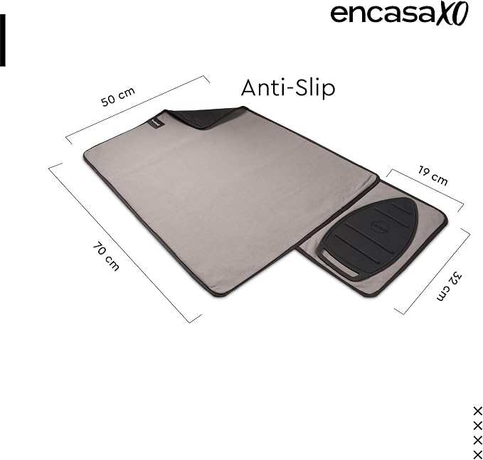 Encasa XO Ironing Mat/Pad with 3mm Padding, Anti-Skid Design & Silicone Iron - Image 2