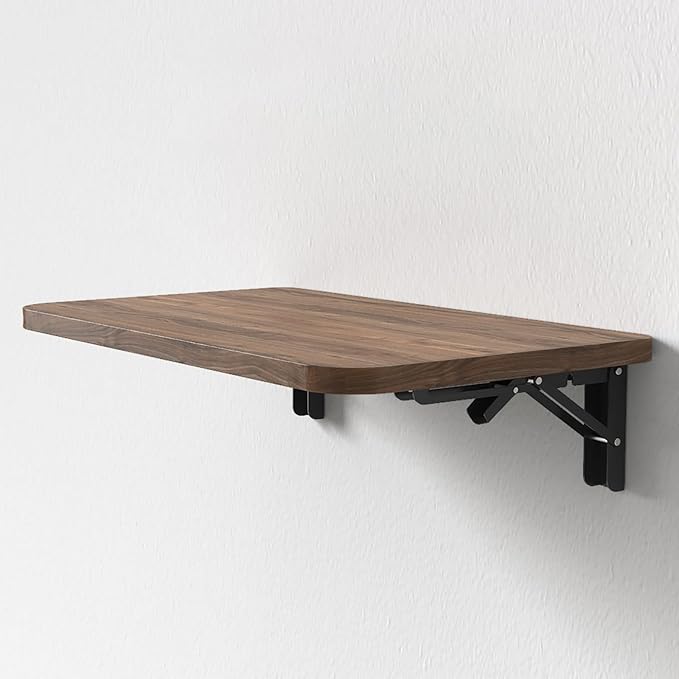 Wall Mounted Fold Down Desk Laundry Folding Wall Table Drop Leaf Wall Shelf by Unknown