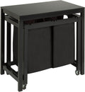 Honey-Can-Do Double Sorter Folding Table SRT-03571 Black 19 by 32-Inch by Honey-Can-Do