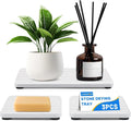 LINSIRON 3PCS Stone Drying Tray, Water Absorbing Stone Tray, Countertop Fast by LINSIRON