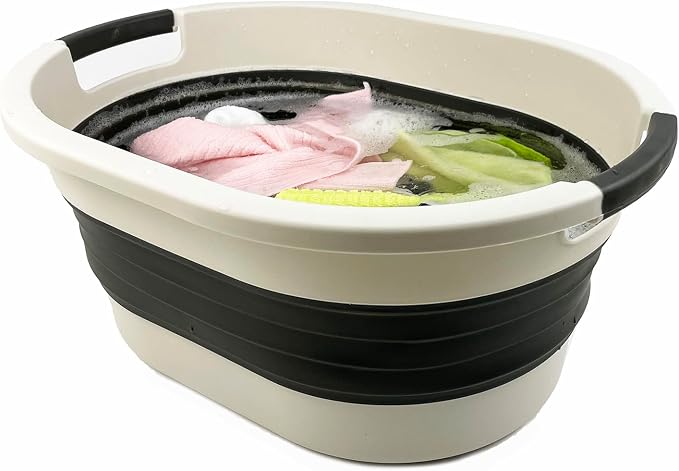 SAMMART 23L Collapsible Plastic Laundry Basket - Image 5