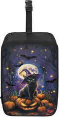 Steam Iron Travel Bag Glowing Pumpkin Black Cat Protective Pouch by YUVAMAGIMO