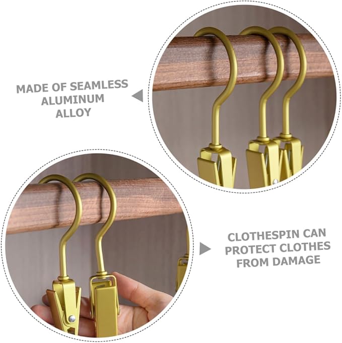 5pcs Laundry Hook Clips Pack Clip Hangers - Image 2