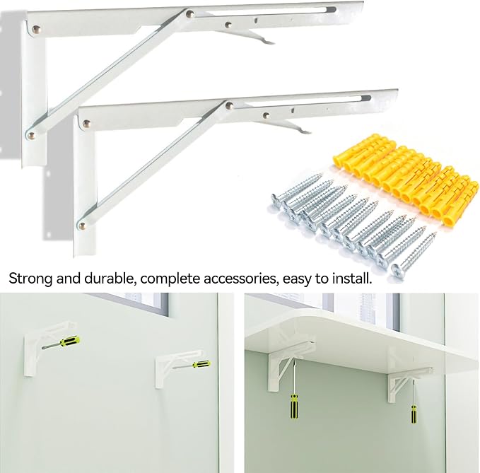 Wall Mounted Folding Table, Fold Down Table Wall Mounted, Wall Mounted Folding - Image 6