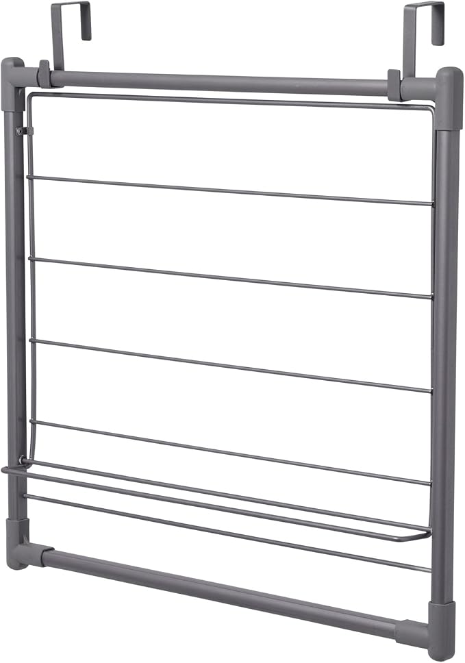 Household Essentials Metal Expandable Over the Door Drying Rack by HouseholdEssentials