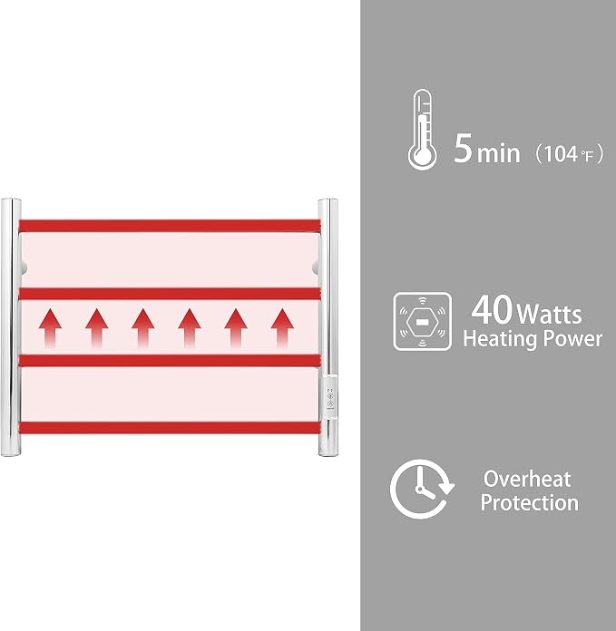 KEG Towel Warmer Wall Mounted - Image 2