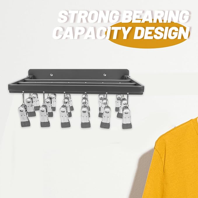 Multifunctional Wall-Mounted Laundry Hanger - Image 6