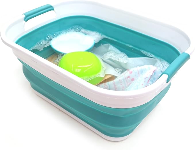 SAMMART 17.5L Collapsible/Foldable/Pop Up/Portable Washing Tub, Water Capacity - Image 3