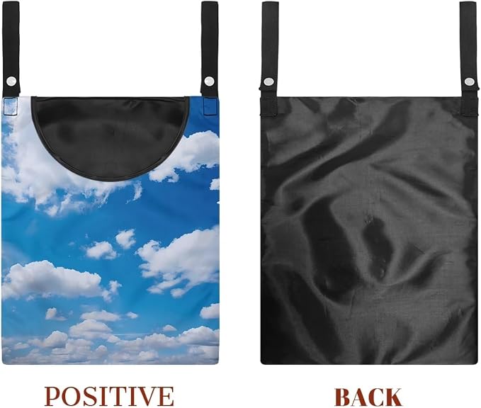 Cloud Clothespin Bag Holder Multi Purpose Hanging Storage Dust-Proof Pin - Image 7