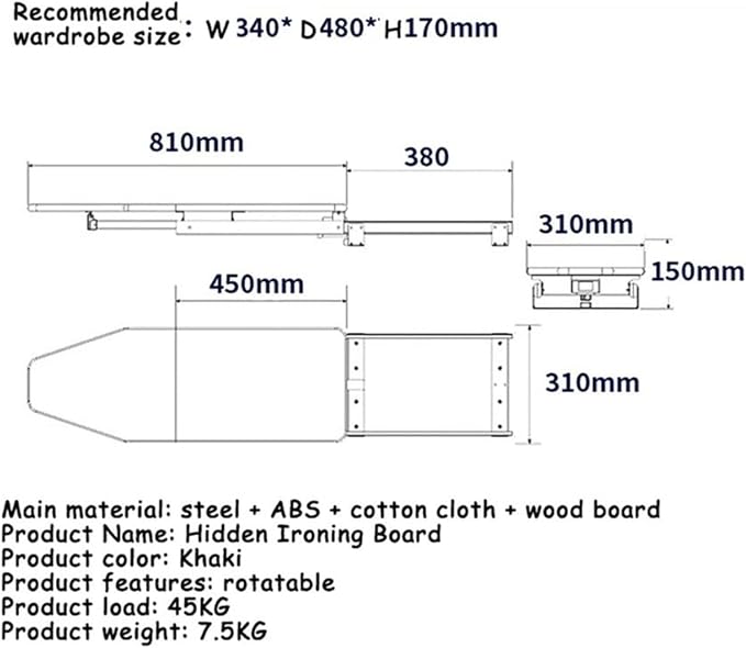 Wooden Folding Ironing Board - Image 6