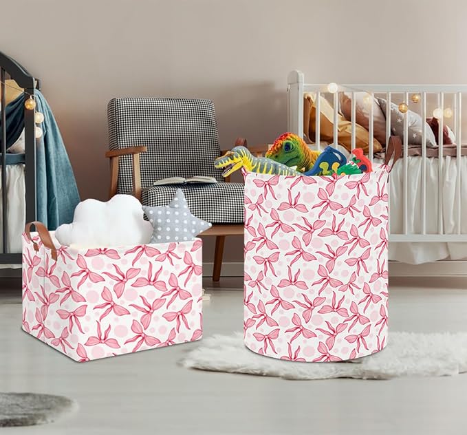Laundry Hamper, Laundry Basket, Baby Nursery Hamper, Waterproof Storage Bin - Image 5