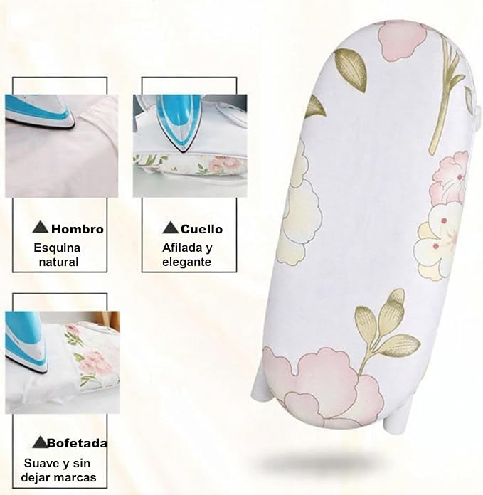 Tabletop Ironing Board with Folding Legs, Foldable Space-Saving Mini Ironing - Image 4