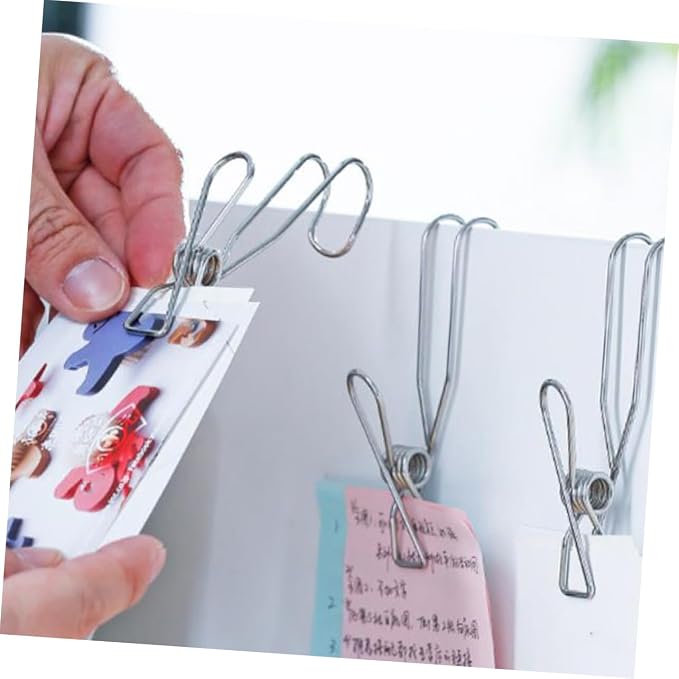 Cabilock 12pcs Stainless Steel Hangers Clips - Image 8