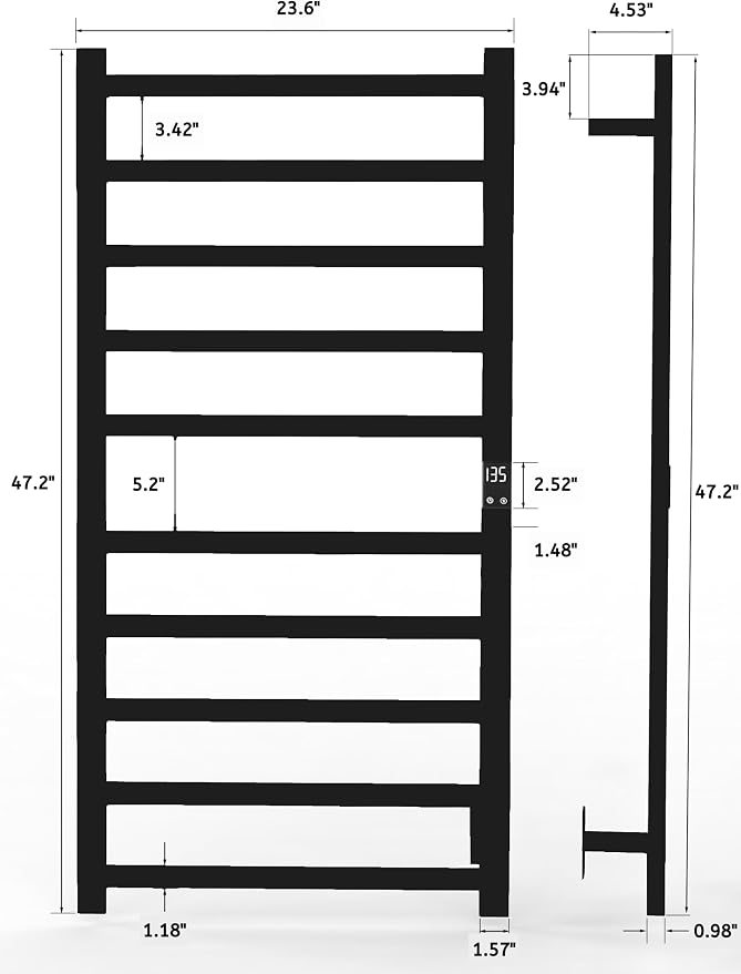 Electric Towel Warmer | Super Thin | - Image 3