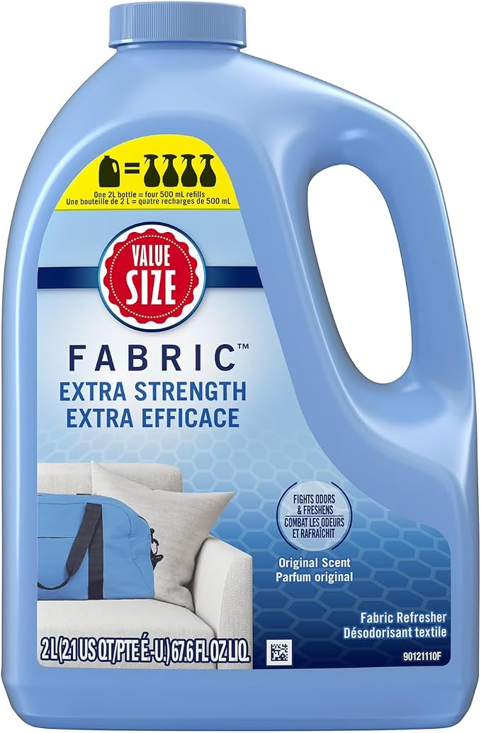 Fabric Spray Air Freshener Refill 67.6 fl oz – Extra Strength Odor Fighting by Unknown