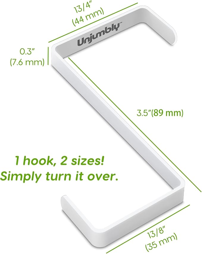 Unjumbly 4 Pack Over The Door Hooks - Image 2
