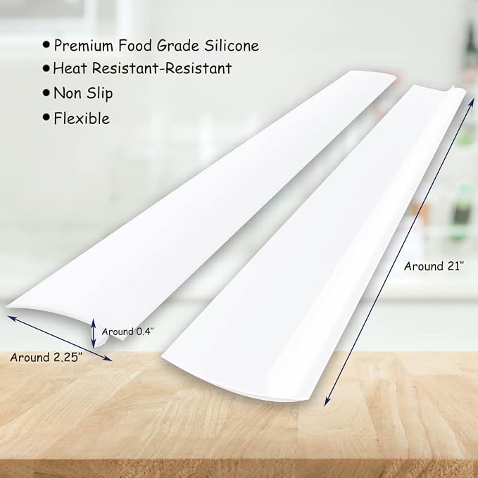 Silicone Gap Cover, Silicone Gap Stopper Kitchen Stove Counter Gap Covers - Image 2