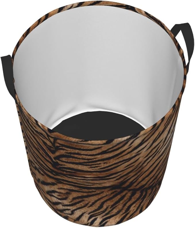 Tiger Print Laundry Hamper Bag - Image 2