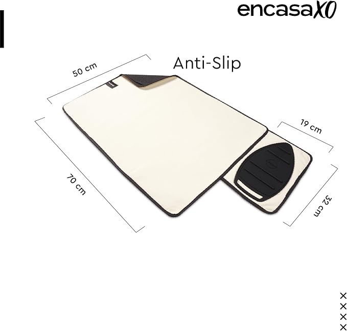 Encasa XO Ironing Mat/Pad with 3mm Padding, Anti-Skid Design & Silicone Iron - Image 2