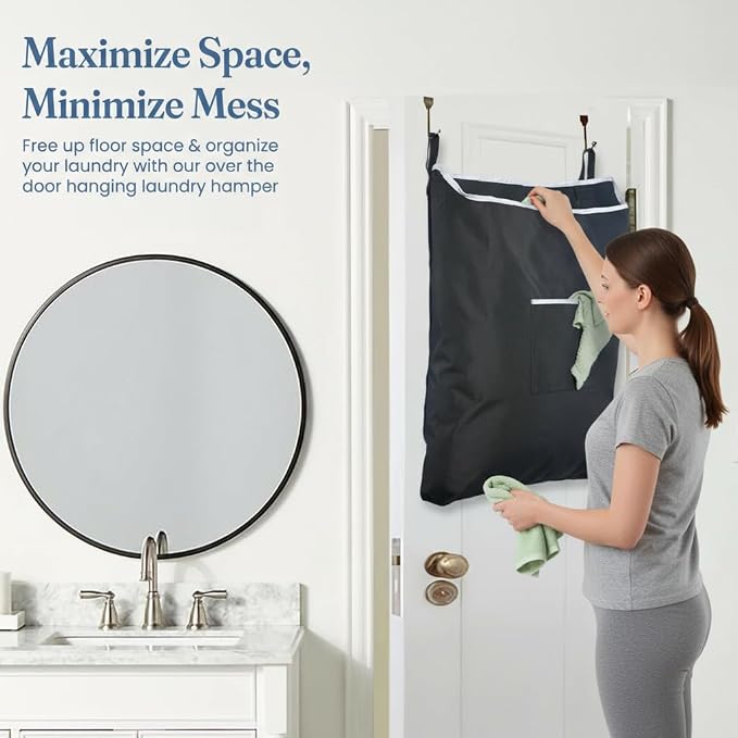 The Fine Living Co. X-Large Hanging Laundry Hamper - Image 3