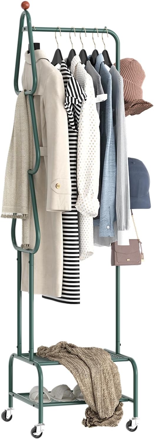 Clothes Rack, Metal Garment Rack by Unknown