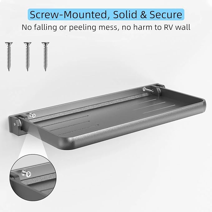 RV Aluminum Foldable Shelf - Image 6