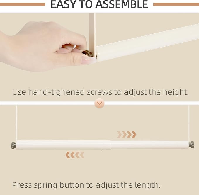 STORAGE MANIAC Adjustable Closet Rod Extender - Image 5